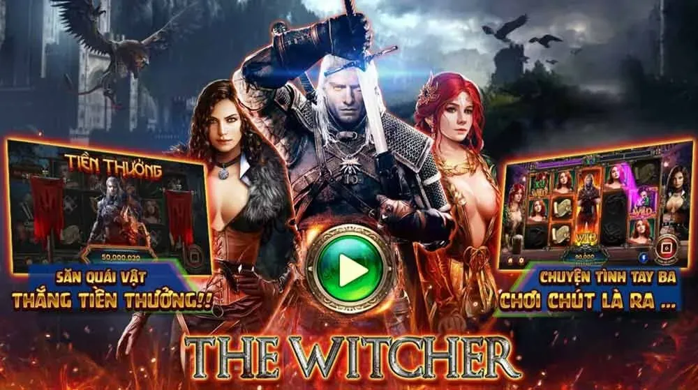Nổ hũ Witcher mang tới không gian huyền bí cho người chơi